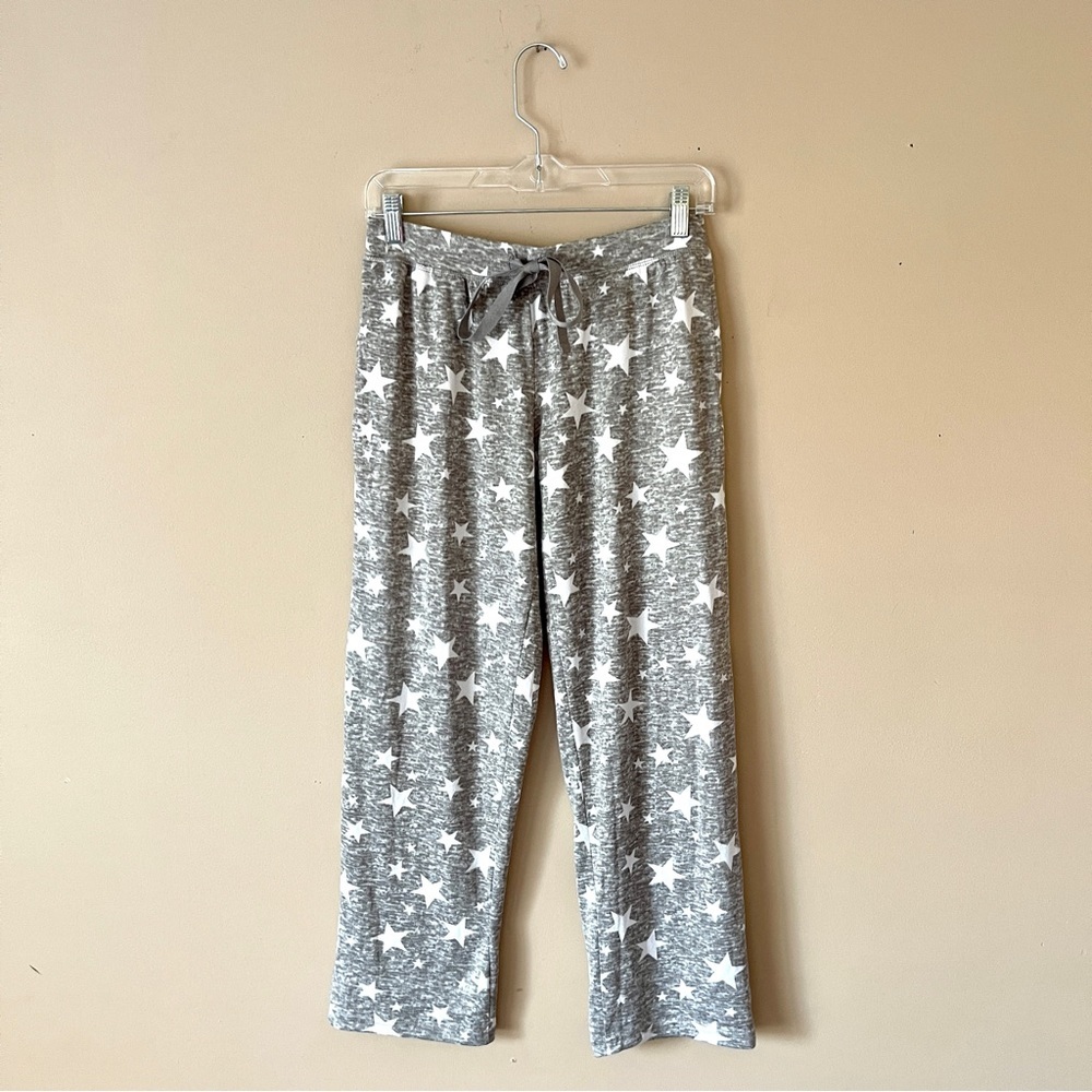 PJ COUTURE | Gray Star Print Pajama Lounge Pants Sz S